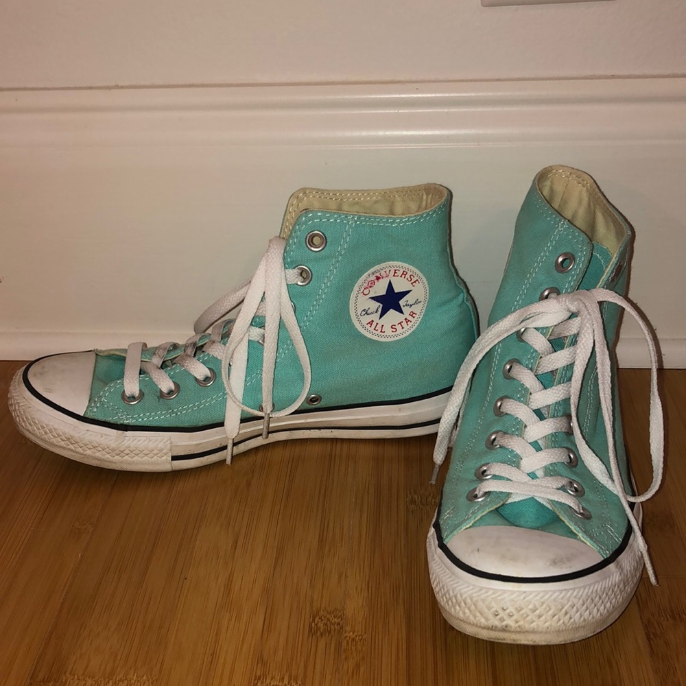 Turquoise Converse